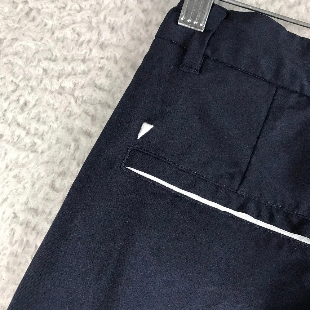 Primo Golf Pants Mens 28 (28x29) Navy Tapered Ankle Zip Performance Trousers